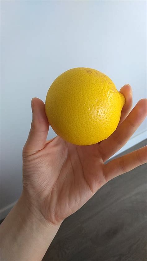 A Very Round Lemon Almost A Perfect Sphere Mildly Interesting