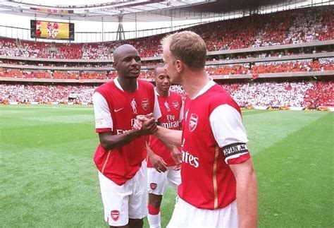 Patrick Vieira And Dennis Bergkamp Arsenal Available As Framed Prints Photos Wall Art And