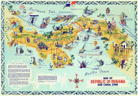Panama Maps | Printable Maps of Panama for Download