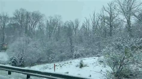 Late Season Snow Blankets Eastern Indiana