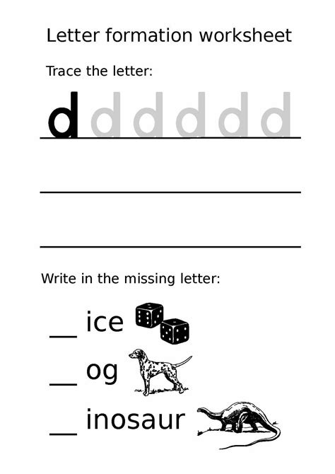 letter formation worksheet lowercase   printable