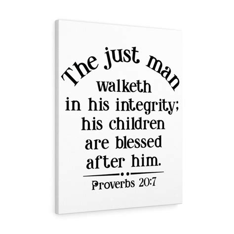 Scripture Walls Children Are Blessed Proverbs 207 Bible Verse Canvas