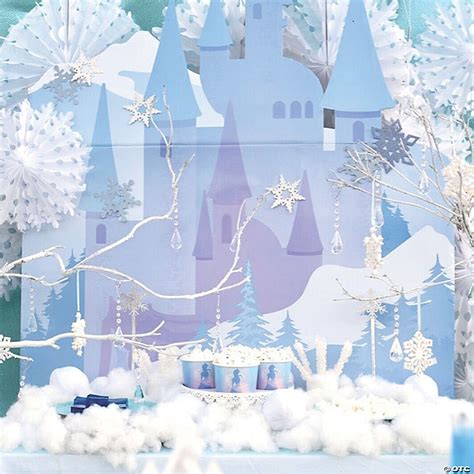 Winter Princess Castle Cardboard Stand Up Oriental Trading