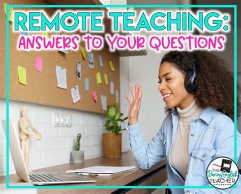 Remote Teaching Tell All Your Questions About Distance Teaching