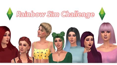 The Sims 4 Rainbow Challenge Best Sims Ever Youtube