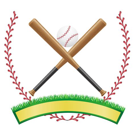 Baseball Banner Emblem Vector Illustration 488580 Vector Art At Vecteezy