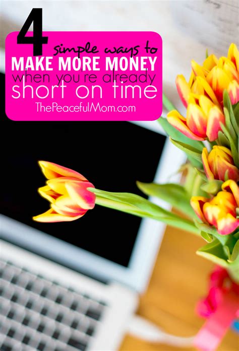 Top ways to make money online and offline. 4 Ways to Make Money When You're Short On Time - The ...
