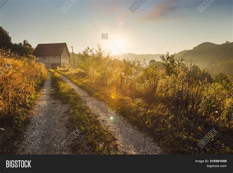 Sunrise Countryside Image And Photo Free Trial Bigstock