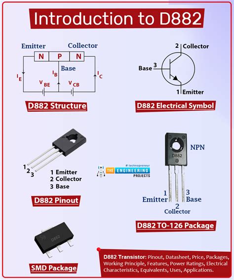 D882 Transistor Pinout Equivalent Uses Features 53 OFF