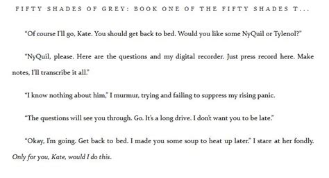 I love the book fifty shades of grey! Clear's Own: The Blah And The Grey -- Part 1