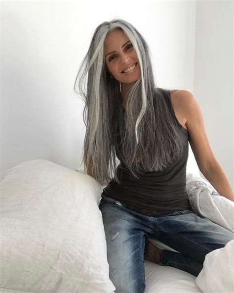 Annika ᴠᴏɴ Holdt Long Hair Styles Hair Styles Long Gray Hair