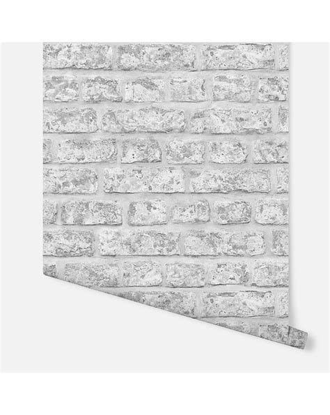 Arthouse Rustic Brick Grey Wallpaper J D Williams