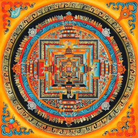 Samsara Tibetan Mandala Buddhist Art Mandala Art