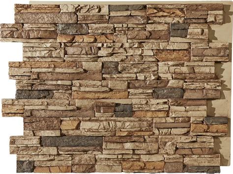Colorado Dry Stack Faux Stone Wall Panel Tall Stacked Stone Walls