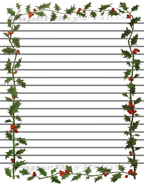 Paper Borders Printables Border Paper Writing Frames Page 8