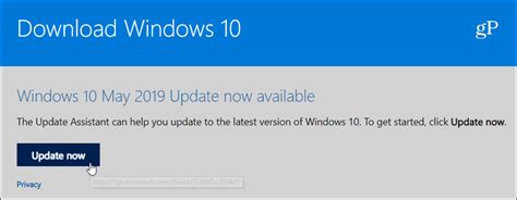 How To Manually Install Windows 10 1903 May 2019 Update Now Eu