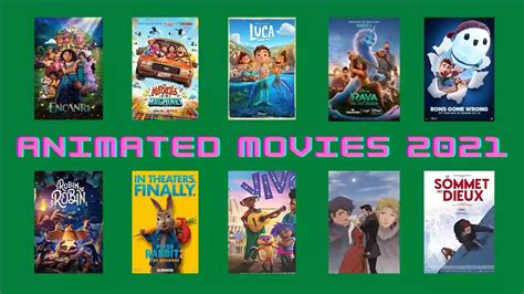 Animated Movies 2021 List Of Animated Movies 2021