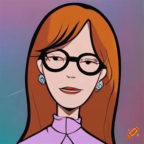 Cartoon Scene Made Of Daria Morgendorffer Glasses Identical To