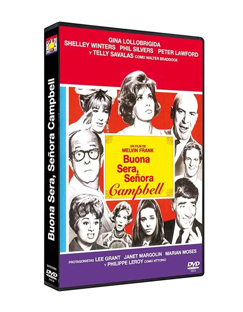 Buona Sera Sra Campbell Dvd 1968 Amazonit Gina Lollobrigida