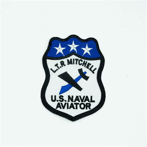 Ltr Mitchell Us Naval Aviator Top Gun Patch Tactical Trading