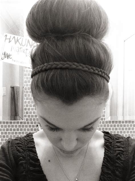 sock bun made by clair s large bun roll hair hacks beauty sock bun