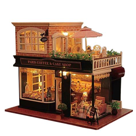 Rylai Wooden Handmade Dollhouse Miniature Diy Kit