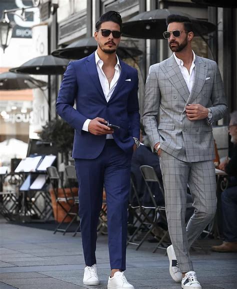 Suited Sneakers Stylish Work Attire Mens Fashion Suits Mens Work