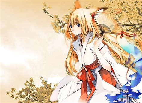 Kitsune Anime Wagasa Miracle Mystic Fox Goddess HD Wallpaper Peakpx