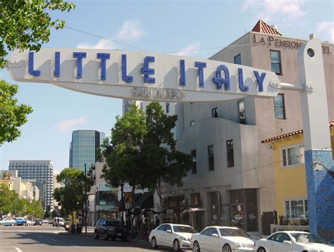 Rtw San Diegos Little Italy Thats Italian San Diego Little Italy