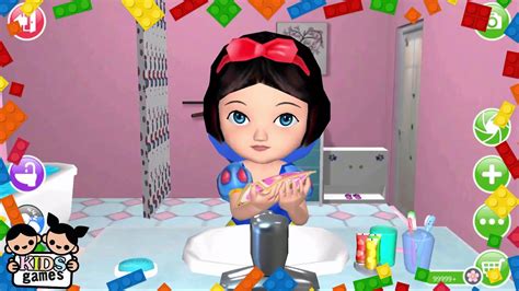 466fun Baby Care And Learn Colors Games Ava The 3d Doll Toilet Bath