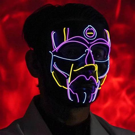 Scary Led Creature Halloween Face Mask 2019