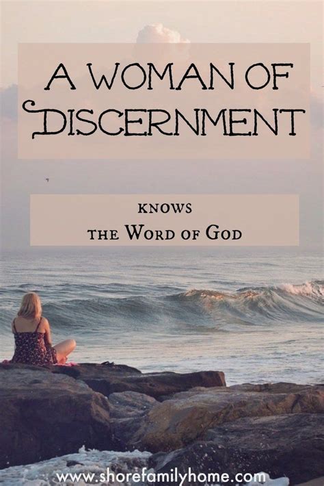 Are You A Woman Of Discernment Discernment Word Of God Christian
