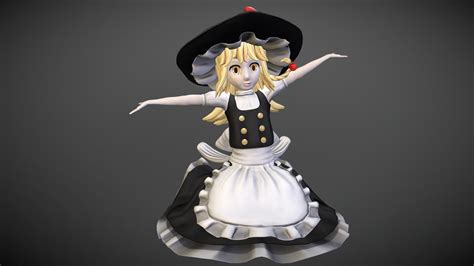 Marisa Kirisame Vrc Model 3d Model By Mablearts尚子 Mablearts