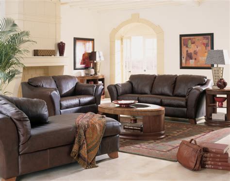 Ideas For Small Living Room With Brown Furniture Decorating Pictures