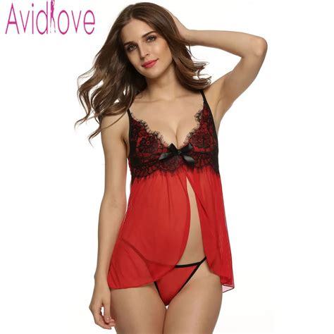 Aliexpress Com Buy Avidlove Women Sexy Lingerie Babydoll 2016 Strap