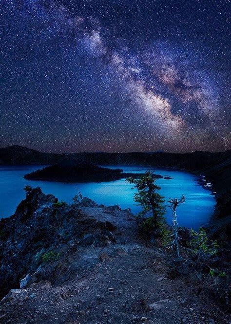 Starry Night Over Crater Lake