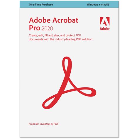 Adobe Acrobat Pro Windows Mac Dvd B H Photo