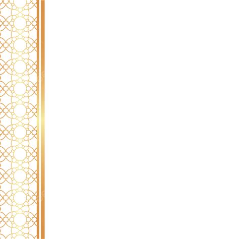 Golden Islamic Border Islamic Patteen Ornament Pattern Png