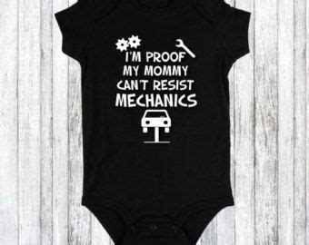 I M Proof My Mommy Cant Resist Mechanics On Black Bodysuit Funny Gift Idea Custom Order Modified