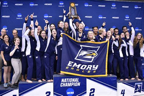 Emory Women S Swimming And Diving Wins 10th Consecutive Ncaa Championship