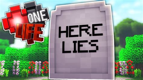 Rest In Peace Minecraft One Life S3 Youtube