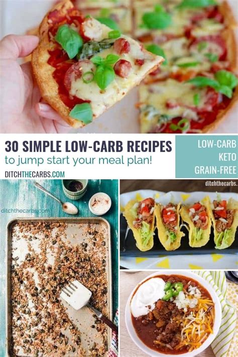 30 Simple Low Carb Recipes To Start Your Meal Plan — Ditch The Carbs