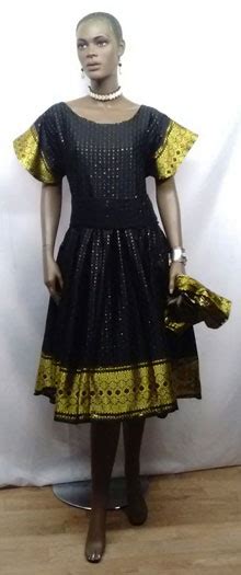 Elegant African Dress African Womens Black And Gold Dress