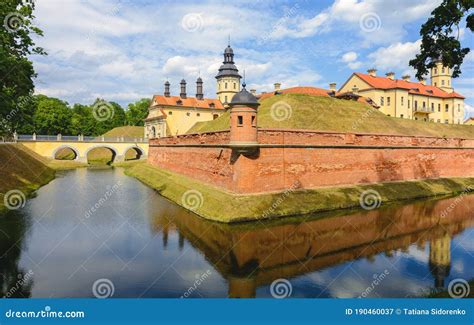 Nesvizh Castle In The City Of Nesvizh Minsk Region Belarus Stock