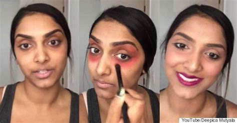 How To Cover Dark Circles Under Eyes With Makeup Use A Red Lipstick As