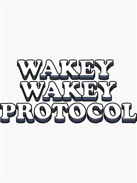 Wakey Wakey Protocol Markiplier Sticker For Sale By Carsenjodyt