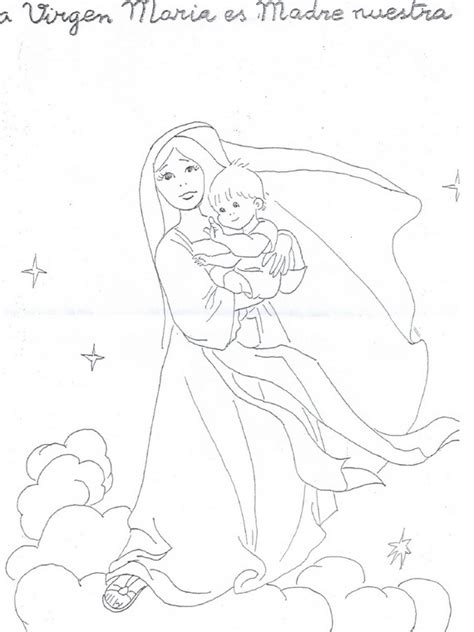 Printable Immaculate Conception Coloring Page 2023 Calendar Printable