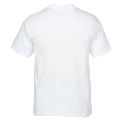 Soft Spun Cotton Pocket T Shirt White 118390 P W