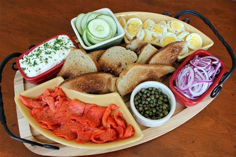 I want to personally shake the person's hand that came up with brunch. Smoked salmon breakfast platter for easy entertaining ...