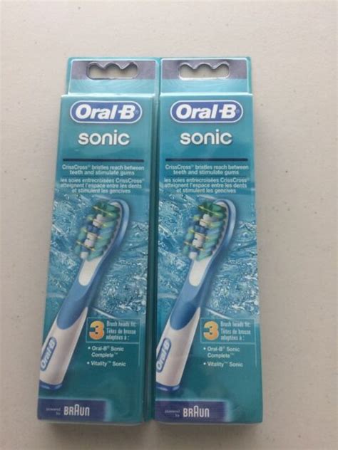 Braun Oral B Sonic Complete Vitality 3 Replacement Brush Heads 3 Pack